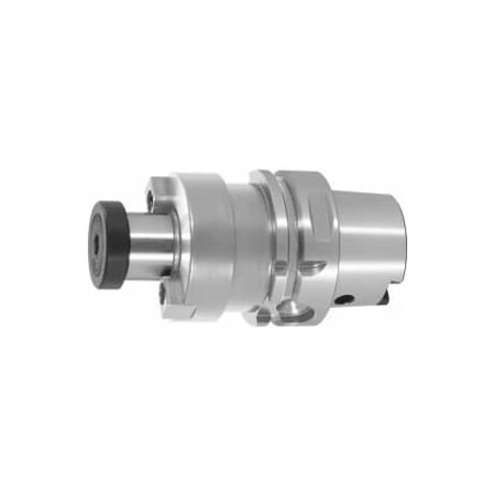 Holex Face Mill Arbor with Cooling Channel Bore, HSK-A 100 Short, Clamping Diameter: 27mm 306677 27
